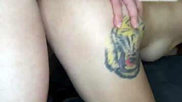 Busty Redhead Girlfriend's Cousin Sucks Cock and Rides Cowgirl Wildly