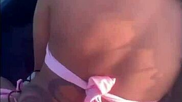 imagine this pov where the naughty young latina ditches her hubby on the beach to fuck the jetski instructor in public
