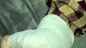 hay papito it hurts punishing my tight schoolgirl pussy for watching porn