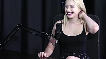 vivian loola teases in sheer red brazilian casting interview full of fun part 6