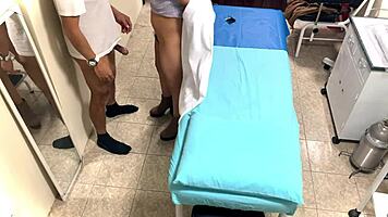mysterious leaked hospital clip features sexy argentinian doctor nataly bent over
