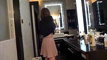 Pretty Japanese Petite in Shibuya Creampie Leak
