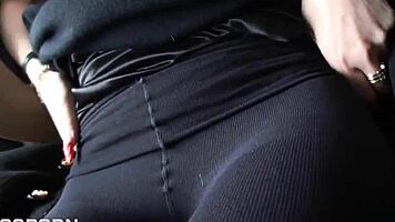 Blonde Japanese babe loves blowjobs deep pussy creampie!