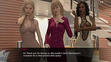 She dives into a steamy foursome with a total stranger casually