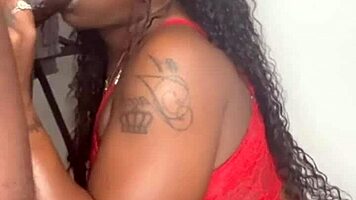 stepbrother's monster black cock sucked hard by milf keisha?