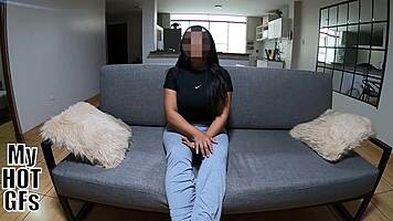 curvy latina lorena moon confesses wet pussy secrets in steamy amateur casting interview