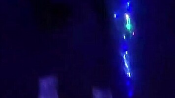High roller joins ebony babe's private room for rough big black cock pounding