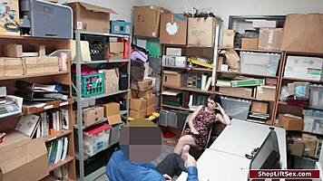 hey store officer, this thief's lingerie makes you wanna bend her over doggystyle?