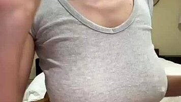 Beautiful Stepmom's Big Tits Seduce in Homemade Massage Tease