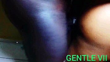 ebony babe bent over doggystyle monster bbc in hotel