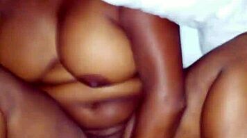 young ebony black teen 18 plus chick sensual big natural tits pussy