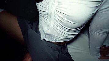 hey cutie in uniform, your big ass tempts me—suck and ride this huge cock?