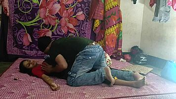 Desi Cute Wife Cheats Husband! Boyfriend Fucks Her Doggystyle Monster Cock!