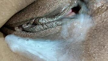 brazilian amateur humiliates cuckold foot fetish blowjob cum covered big cock