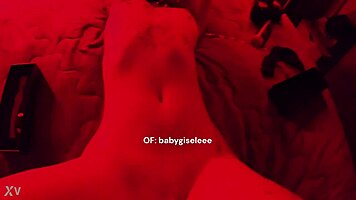 pov with cute tattooed girl masturbating to squirting orgasm solo