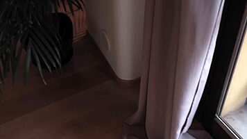 Neighbors Wife Answers Door Horny While Hubby Works!