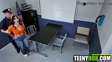 Perv Officer Emerald Craves Peter Fitzwell's Thick Cock Deep