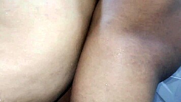 mature colombian beauty bounces big tits on young stud's hard cock wildly