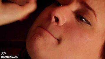 I can't believe victoria's sucking that anonymous cock at the milking table in her office uniform