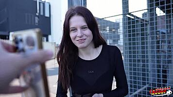 Ready to scout this petite German redhead for wild casting?