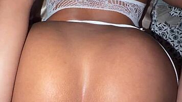 Light skin beauty bends over for deep anal pounding in passion