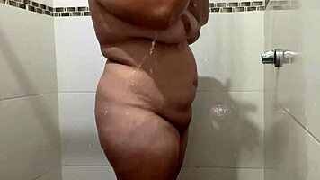 Raise those hands and watch her big tits harden naked delight!