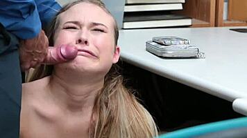 catholic girl fucked hard by cop for shoplifting blowjob n bent over big cock doggystyle