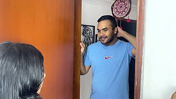 latina slut fucks wildly in front of cuckold husband