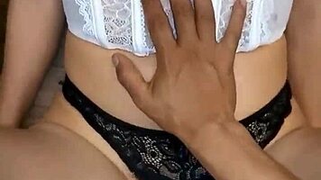skinny latina schoolgirl seduces boyfriend's brother creampie lingerie slut