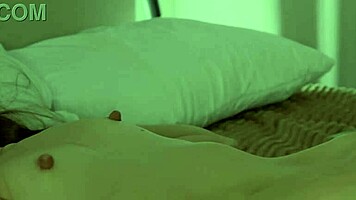 Dancing Music Ignites Petite Brunette's Wild Orgasm Explosion With Toys
