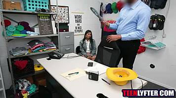 Cop Pounds Shoplifting Asian Teen 18+ Pussy Hardcore