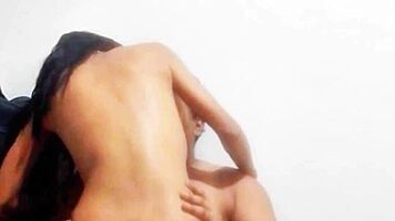 Skinny Brunette Landlord's Petite Body Begs For Rough Boss Cock