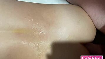sir pissed all over my back while pounding my tight ass deep in kinky rough anal