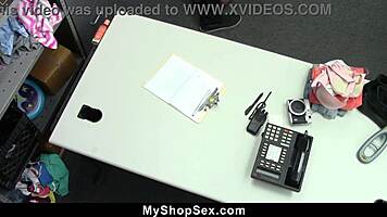 scarlett mae caught shoplifting rides cop cock bent over hard