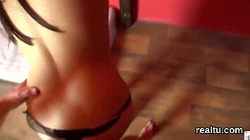 adorable czech nympho teen teased in shop then ripped clothes pov assfucking hardcore