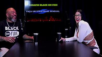 Morena Leticia Braga Strips Teasing Curves After Game
