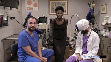 dr tampa's university entrance physical on rina arem 😈 nurse patient fetish