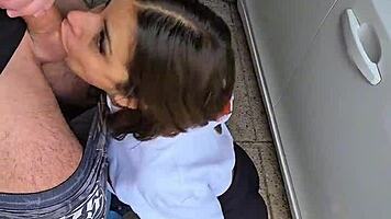 boyfriend clueless as i secretly swallow his friend's hot loads in sneaky mmf creampie betrayal