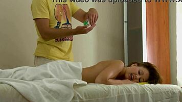 hot teen beth rides masseur cock cowgirl pro style