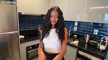 hey she craved valentine threesome two latinas hardcore doggy cowgirl pov nonstop