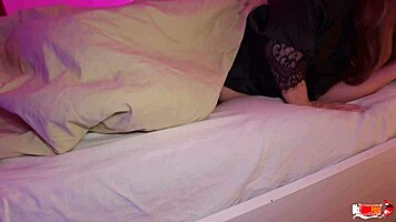 colombian milf wakes to dick teasing her pussy then swallows massive facial cumshot