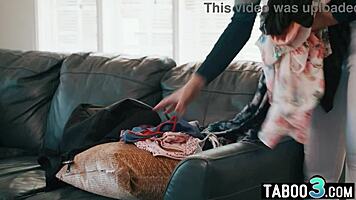 turned on brunette teen lures big tits milf lexi luna into wet pussy fingering