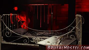 redhead teen bound and squirting in hardcore bdsm masturbation