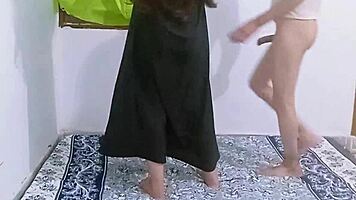 Desi Ferzana Bhabhi Abaya Hijab Tease Fuck