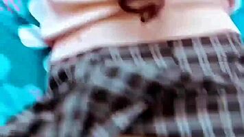 mexican schoolgirl's big ass fucked hard outdoor creampie