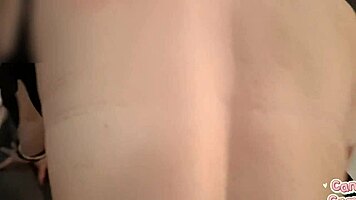 Wife Blows Delivery Guy While Cuckold Watches in Shock! He Can't Believe His Eyes as She Swallows Every Drop!