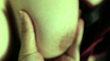 before the party she masturbates her busty indonesian ass in lingerie oiled