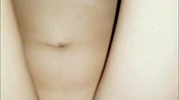 pinay girlfriend boyfriend slickly test new lube together