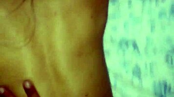 Petite Latina's juicy ass workout ends in creamy moans