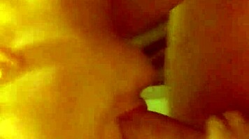 miss kelsee slurps cock hungrily then bends for deep pussy cum fill by pool